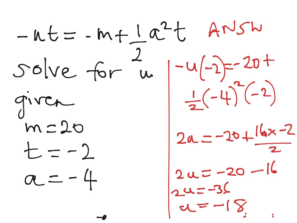 video-3-substitute-into-a-rule-to-solve-for-one-variable-math-high-school-math-equations