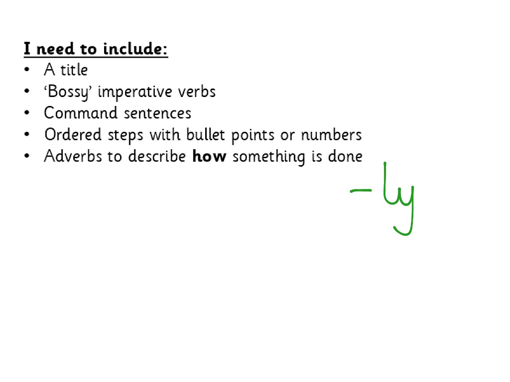 Instruction Text | English | ShowMe
